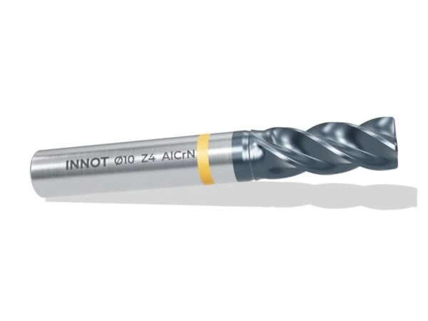 4-flute end mill for superalloys